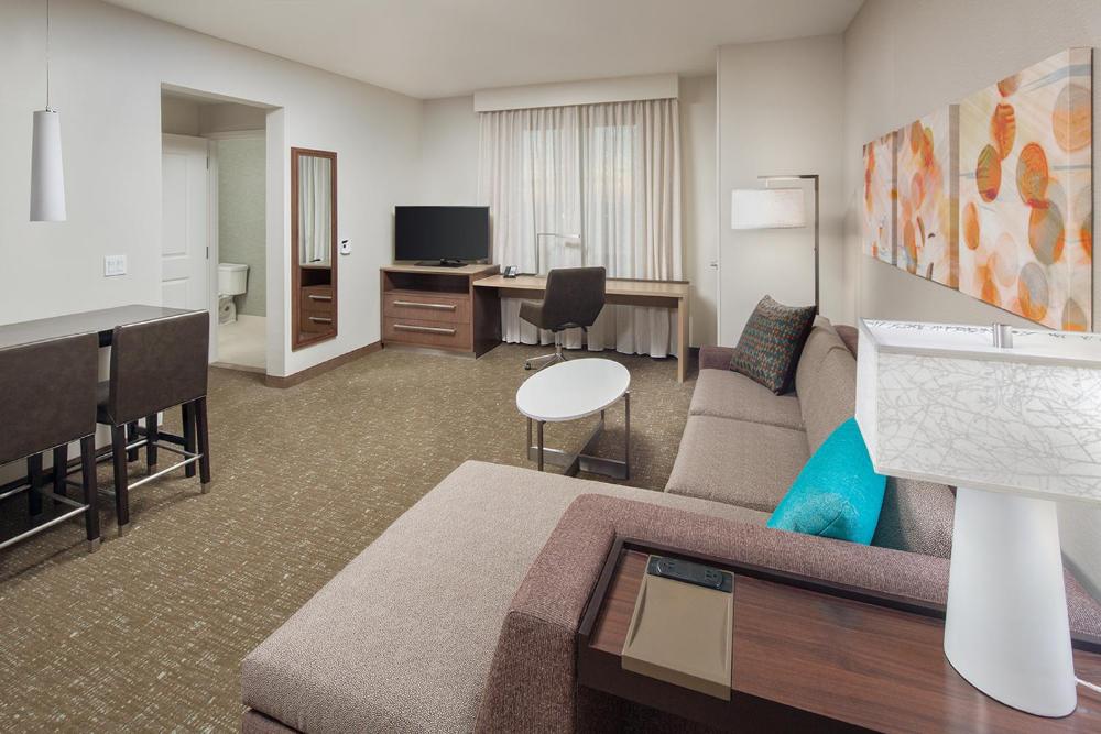 One-Bedroom King Suite with Sofa Bed and Roll-In Shower - Mobility Accessible interior